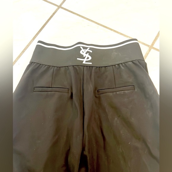 Leggings, Elastic Waist, Spandex/Nylon, Black, Excellent Condition, Size Medium - Picture 11 of 11